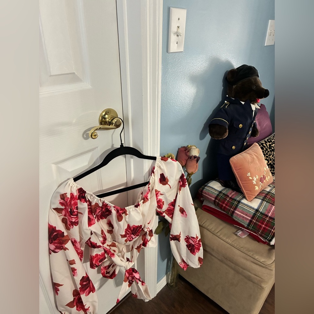Floral Off-Shoulder Blouse